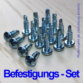 Befestigungs-Set für vier Rollen, passend für Holzplatten ab 16 mm