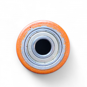 Preview: Lose Hubwagen-Gabelrolle 50 mm, Polyurethan, Kugellager