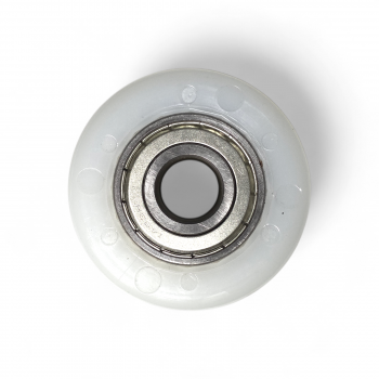 Preview: Lose Hubwagen-Gabelrolle, Polyamid, weiß, Rad-Dm 75mm (Restposten), Artikel-Nr.: I00K.075-65-20-EL65