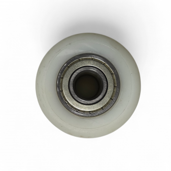 Preview: Lose Hubwagen-Gabelrolle, Polyamid, weiß, Rad-Dm 82 mm (Restposten), Artikel-Nr.: I00K.082-70-20-EL70