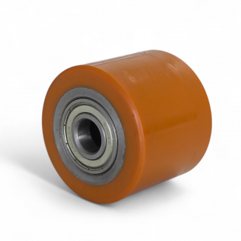 Lose Hubwagen-Gabelrolle, Polyurethan, orange, Rad-Dm 85 mm, Artikel-Nr.: IAHK.085-70-20-EL70