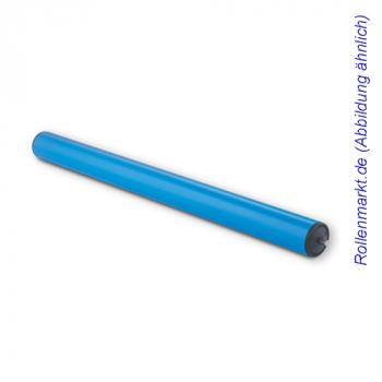 Standard Tragrolle, Kunststoff, blau, Ø 50 mm, EL=200 mm mit Federachse 8 mm