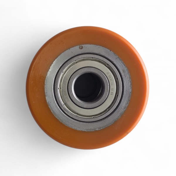 Lose Hubwagen-Gabelrolle, Polyurethan, orange, Rad-Dm 85 mm, Artikel-Nr.: IAHK.085-70-20-EL70