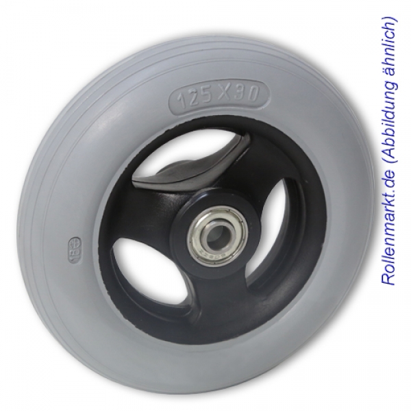 Polyurethan-Luft-Identischer Reifen 200 mm, hellgrau, pannensicher